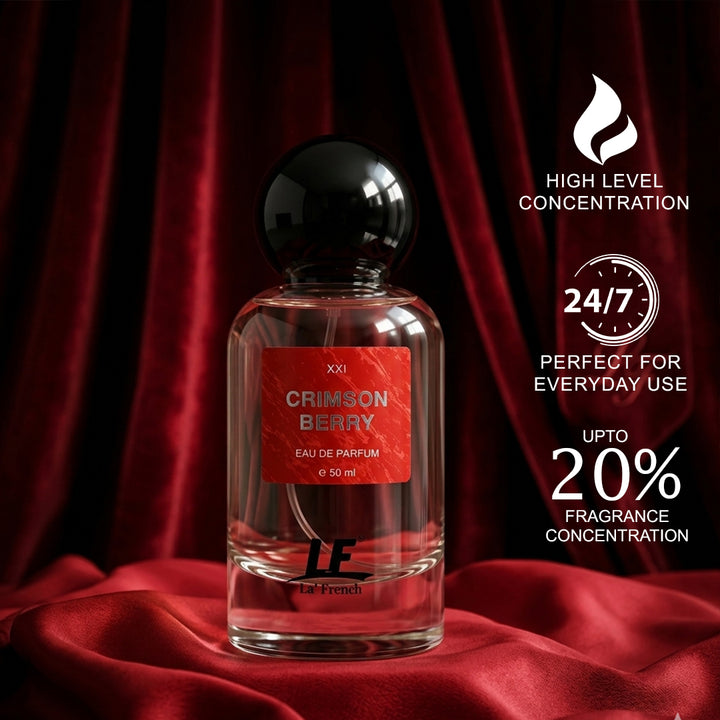 Crimson Berry Unisex Perfume 50ml | Refreshing Daily Wear Perfume for Men & Women