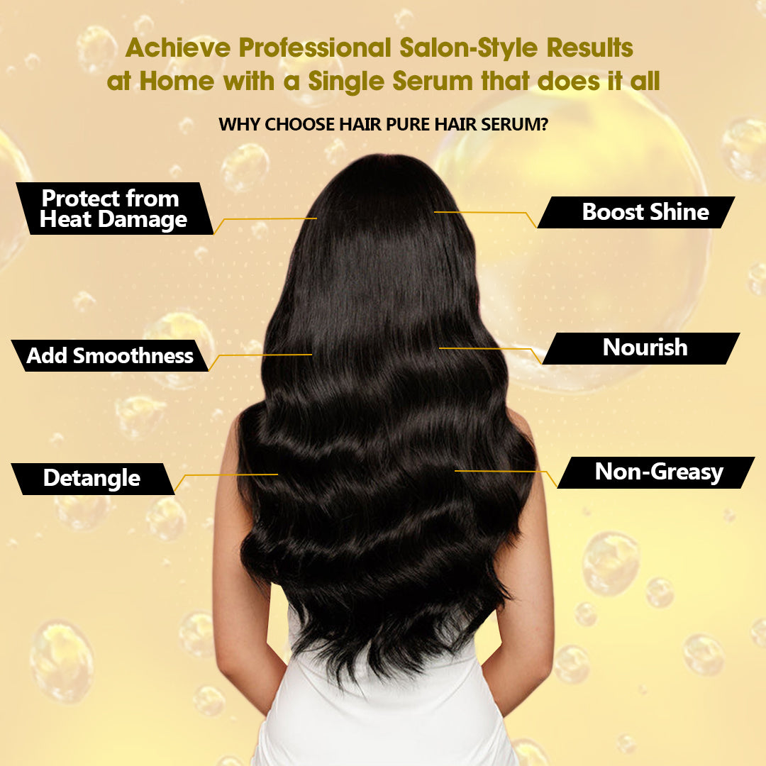 Hair Serum With Walnut Oil 100ml - Hair Serum to Prevent Frizz, Smoother, Shiny & Manageable Hair
