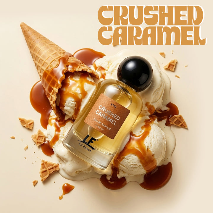 La French Crushed Caramel Unisex Perfume 50ml | Long Lasting Sweet Caramel Fragrance | Premium Eau De Parfum for Men & Women