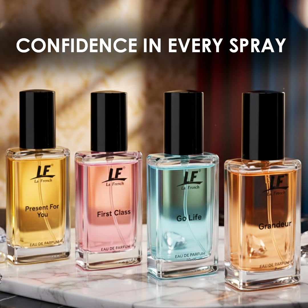 Marvellous Perfume Collection Gift Set – 4 × 20ml (80ml) | Long-Lasting Unisex Fragrance Set | Premium Perfumes for Men & Women | Ideal Gift for All Occasions