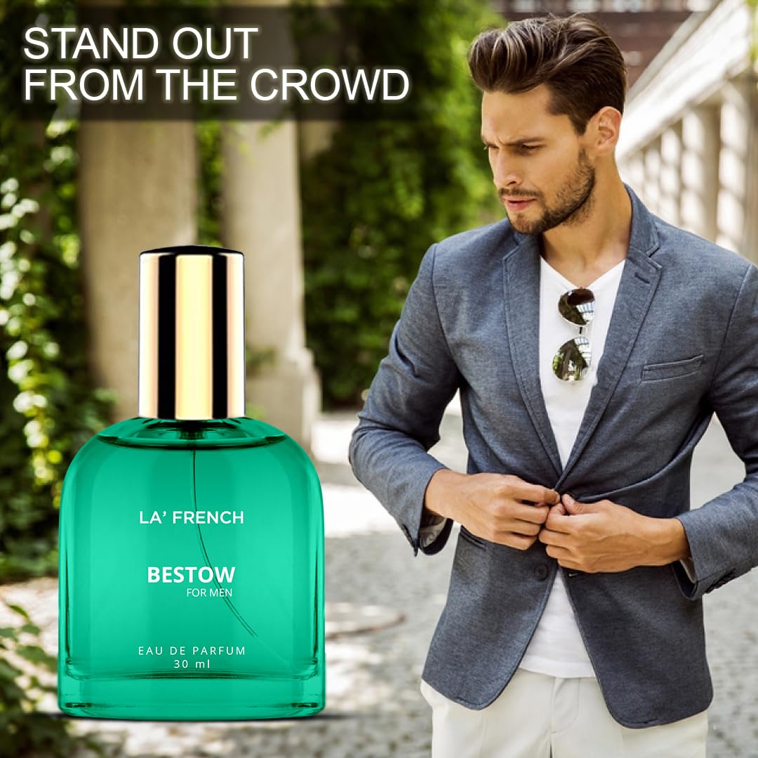 Bestow Perfume Scent For Men - 30ml | Long-lasting fresh woody aromatic fragrance,