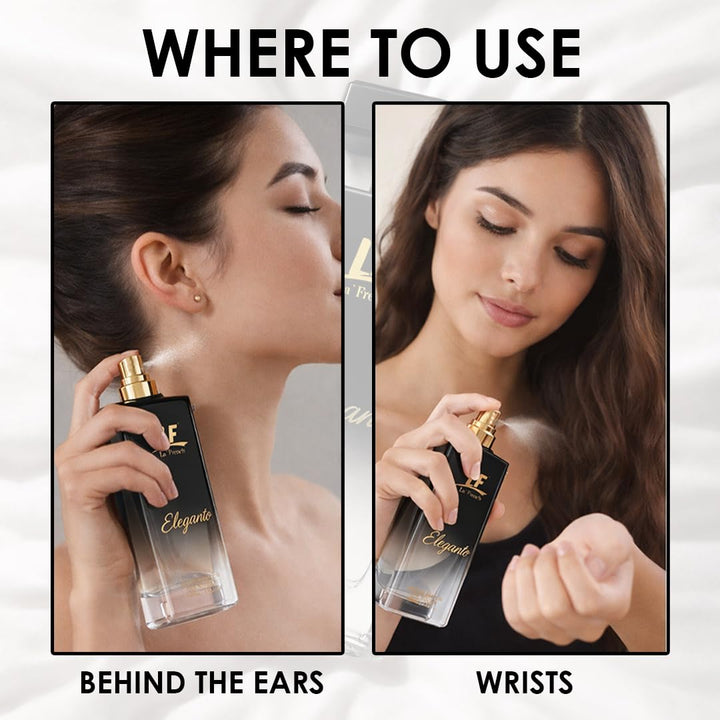 Eleganto Perfume for Women- 100ml | Premium Eau De Parfum | Long Lasting Fresh Floral Fragrance | Ideal for Special Occasions | Luxury Scent for Her
