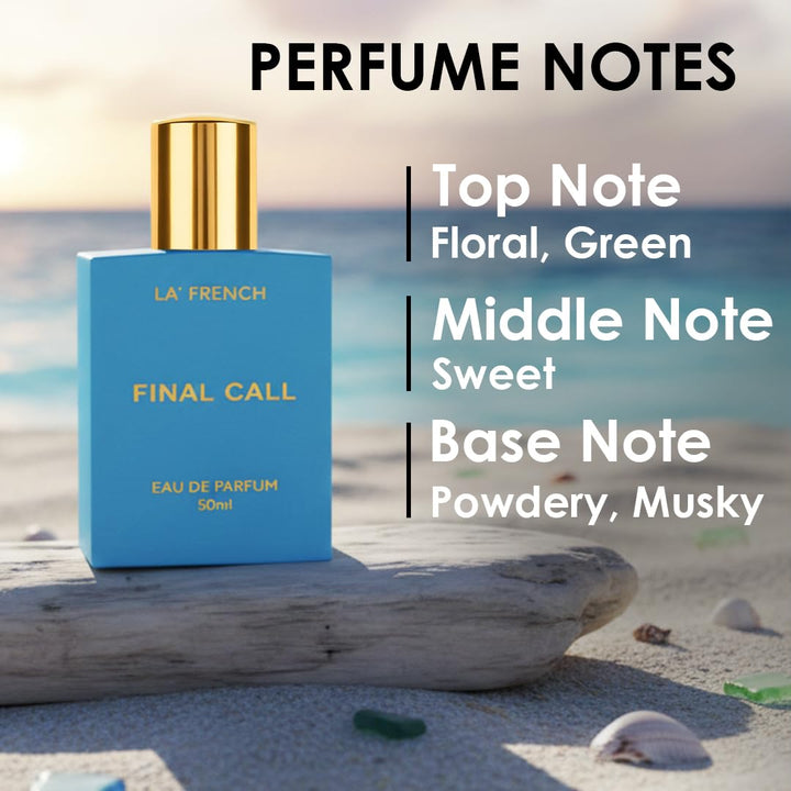 Final Call Perfume for Men & Women 50ml | Long Lasting Fresh Spicy Woody Unisex Fragrance | Premium Eau De Parfum | Bold & Confident Signature Scent