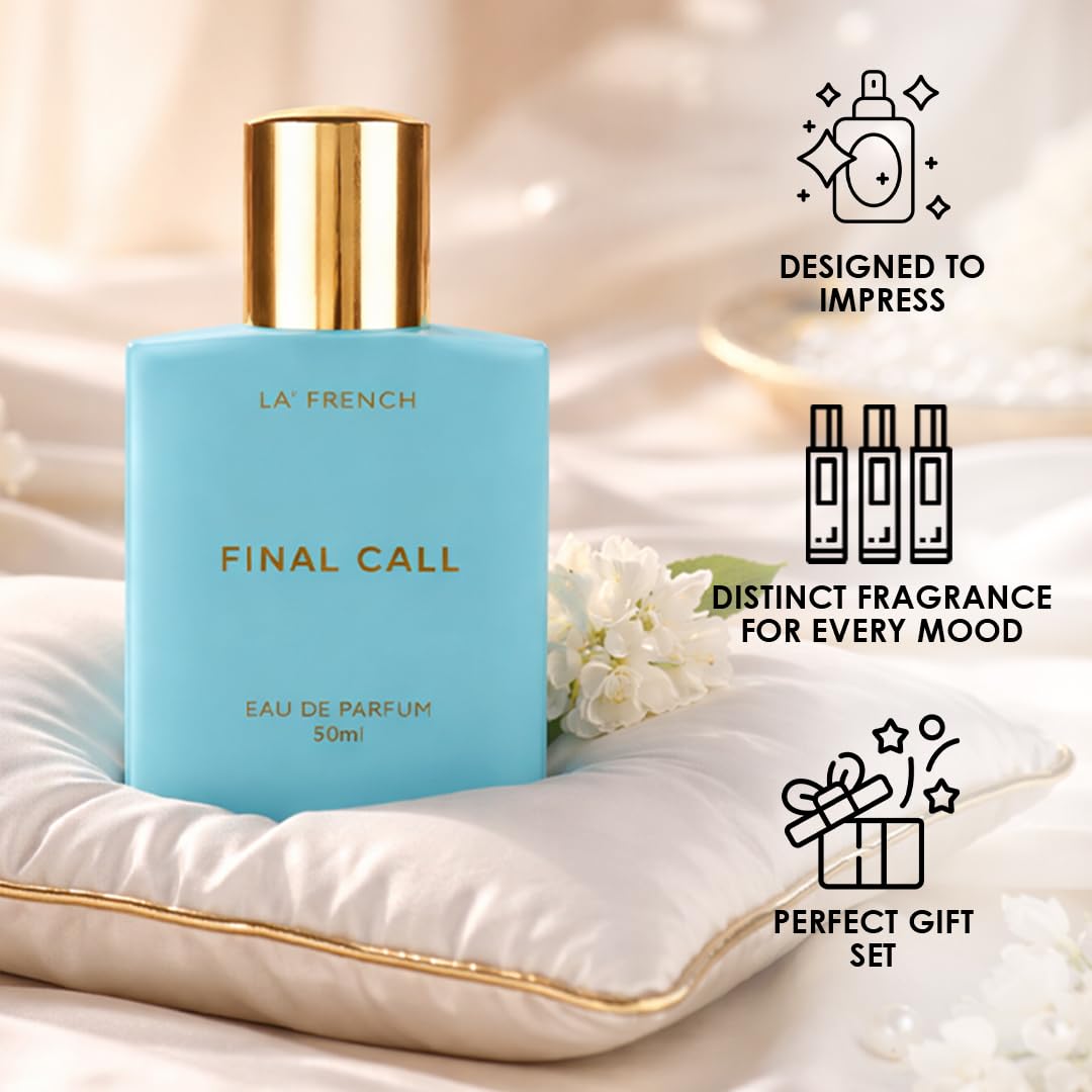 Final Call Perfume for Men & Women 50ml | Long Lasting Fresh Spicy Woody Unisex Fragrance | Premium Eau De Parfum | Bold & Confident Signature Scent