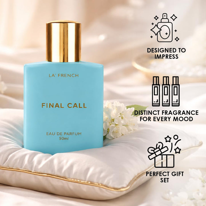 Final Call Perfume for Men & Women 50ml | Long Lasting Fresh Spicy Woody Unisex Fragrance | Premium Eau De Parfum | Bold & Confident Signature Scent