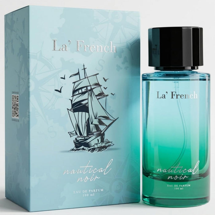 Nautical Noir Perfume for Men & Women 100ml | Long Lasting Aqua Woody Fragrance | Premium Unisex Eau De Parfum | Fresh & Bold Luxury Scent - our product