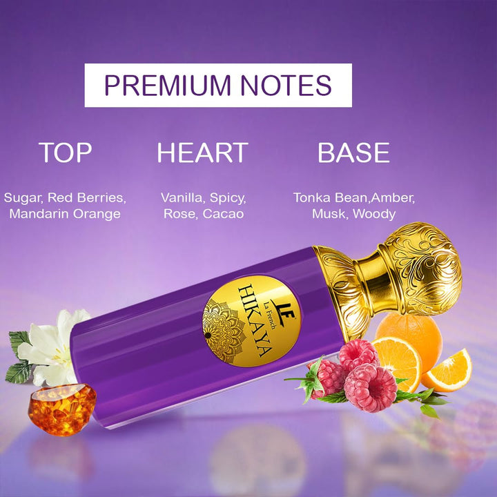 Hikaya Voilet Dreams Perfume 100ml |Premium Unisex Long-Lasting Perfume for Men & Women | Luxury Scent for Special Occasions