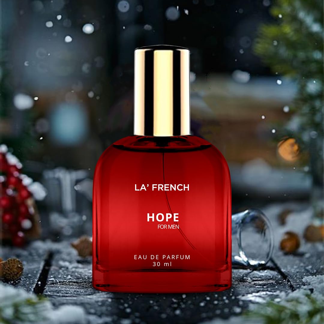 Hope Perfume for Men 30ml | Long Lasting Fresh Woody Aromatic Fragrance | Premium Eau De Parfum for Men | Confident & Uplifting Daily Wear Scent