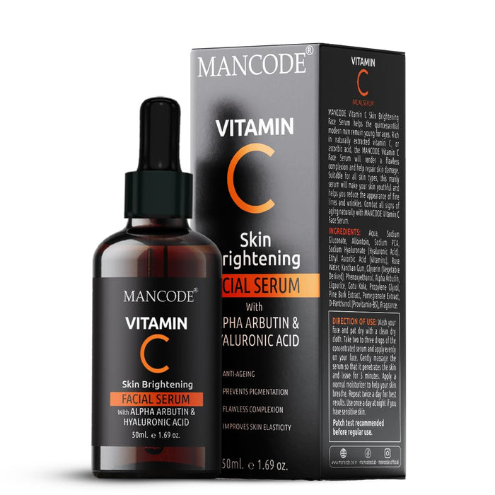 Vitamin C Facial Serum 50ml | Anti-Aging Serum with Vitamin E & Hyaluronic Acid | Wrinkle Reduction, Brightening & Hydrating Face Serum - our product