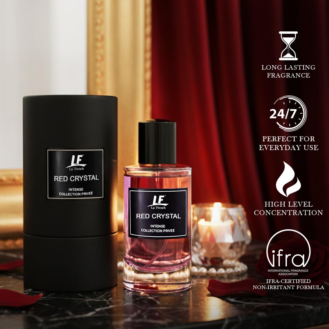 Red Crystal Perfume-50ml | Perfume for Men and Women | Intense Collection Privee | Long-Lasting Luxury Fragrance | Premium Unisex Perfume | Rich, Bold & Elegant Scent
