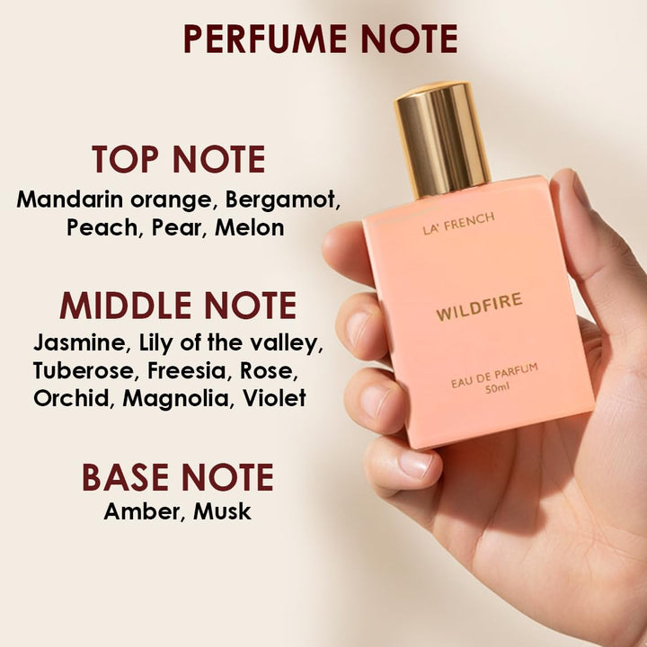 Wildfire Perfume for Men & Women 50ml | Long Lasting Spicy Woody Fragrance | Premium Unisex Eau De Parfum | Bold & Intense Scent