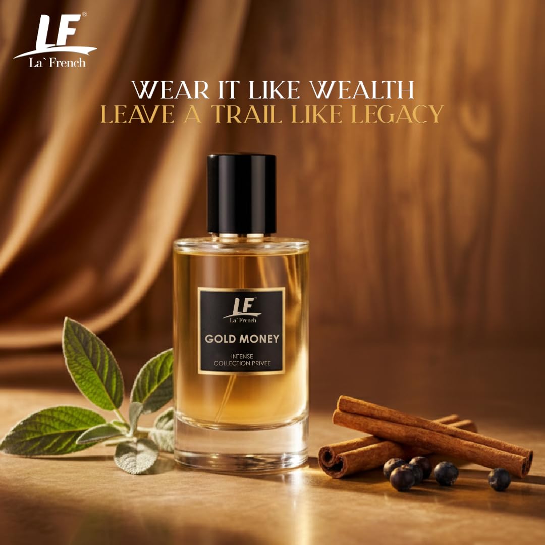 Gold Money Perfume 50ml | Perfume for Men & Women | Intense Collection Privee | Long-Lasting Luxury Fragrance | Rich, Bold & Elegant Scent