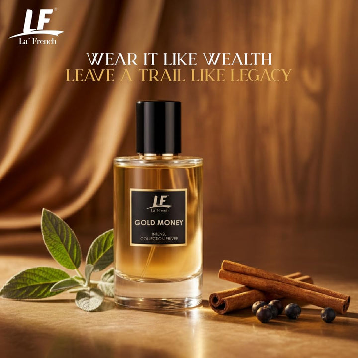 Gold Money Perfume 50ml | Perfume for Men & Women | Intense Collection Privee | Long-Lasting Luxury Fragrance | Rich, Bold & Elegant Scent