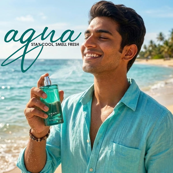 Aqua Perfume for Men & Women 100ml | Long Lasting Fresh Aquatic Fragrance | Premium Unisex Eau De Parfum | Clean & Refreshing Daily Wear Scent