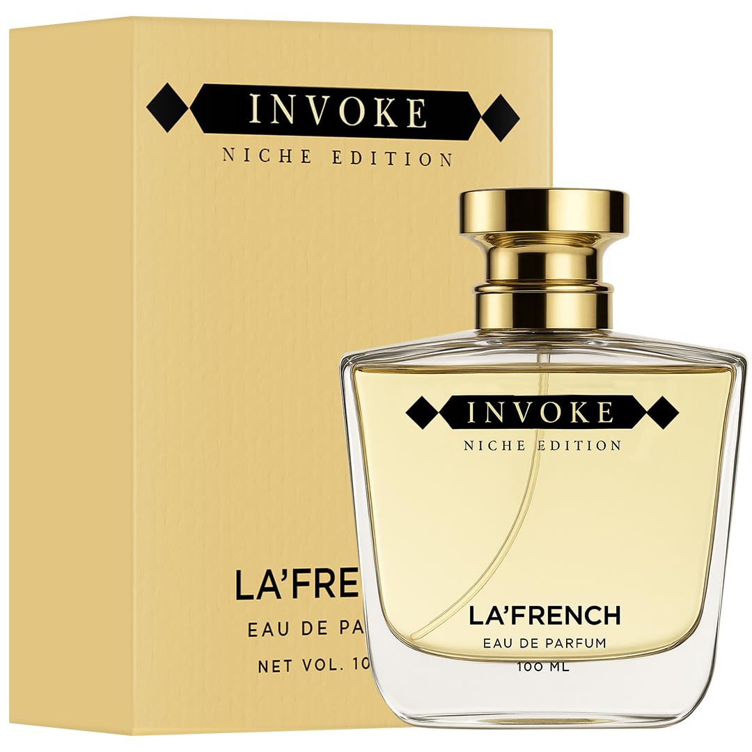 Invoke Perfume for Men & Women 100ml | Long Lasting Aromatic Woody Fragrance | Premium Unisex Eau De Parfum | Fresh & Bold Scent