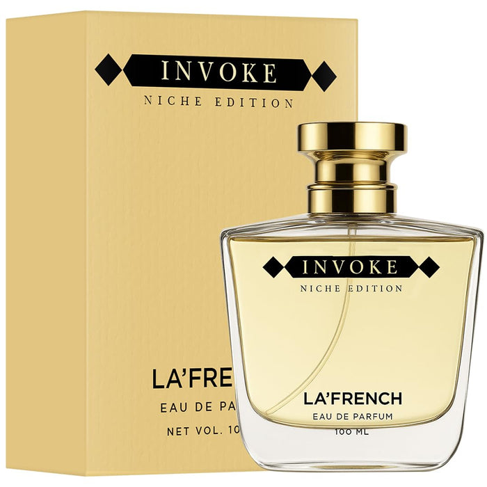 Invoke Perfume for Men & Women 100ml | Long Lasting Aromatic Woody Fragrance | Premium Unisex Eau De Parfum | Fresh & Bold Scent - our product