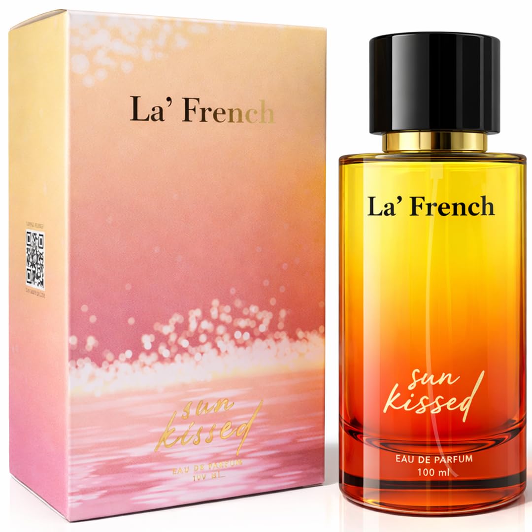 SunKissed Perfume for Men & Women 100ml | Long Lasting Citrus Floral Fragrance | Premium Unisex Eau De Parfum | Fresh & Summer Scent