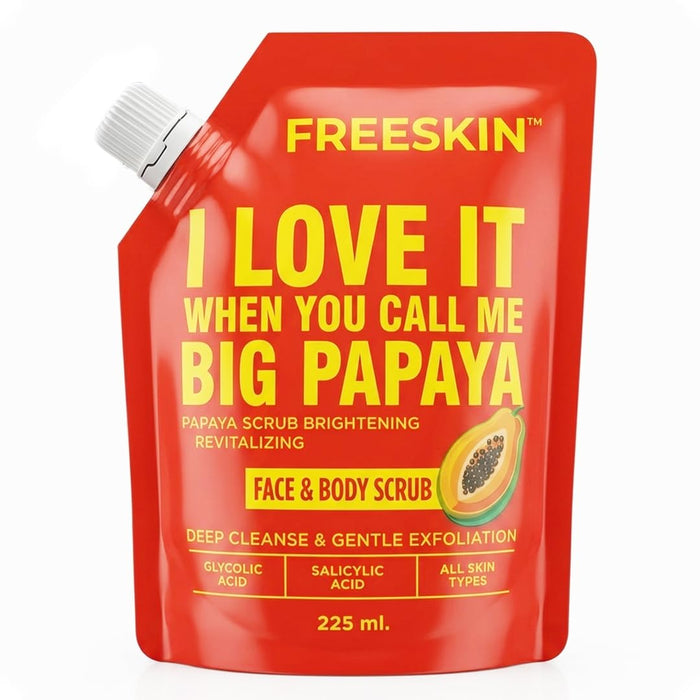 Papaya Face & Body Scrub 225ml | Radiance Boosting Exfoliating Scrub - our product
