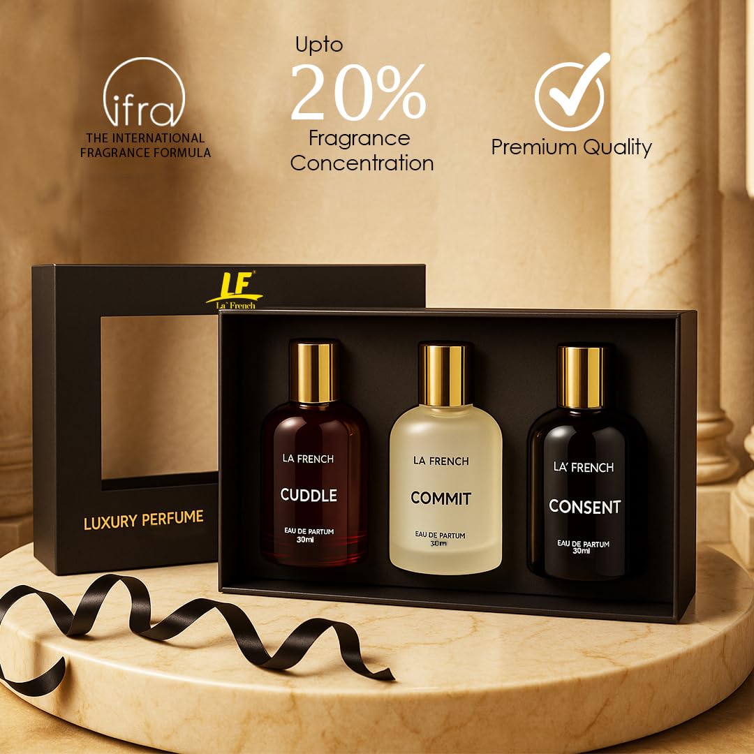 Best Fragrance For Women Set Of 3,30Ml Each(Cuddle+Commit+Consent) Upto 24Hrs Lasting Eau De Parfum | Best Perfume Gift Set For Women
