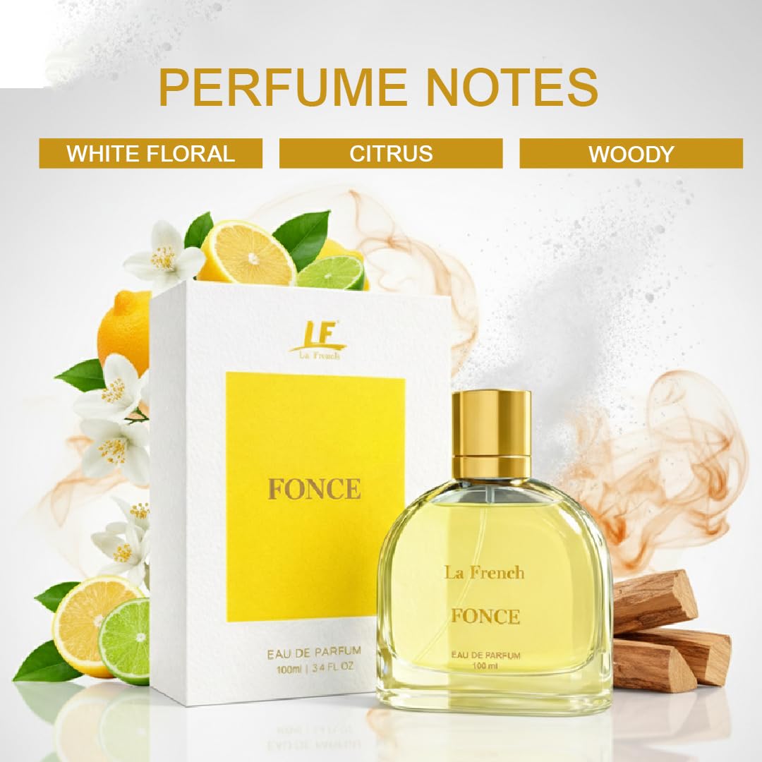 Fonce Unisex Perfume 100ml – Long Lasting Premium Fragrance Spray for Men & Women | Strong, Bold & Luxury Scent | Ideal for Office, Parties & Special Occasions