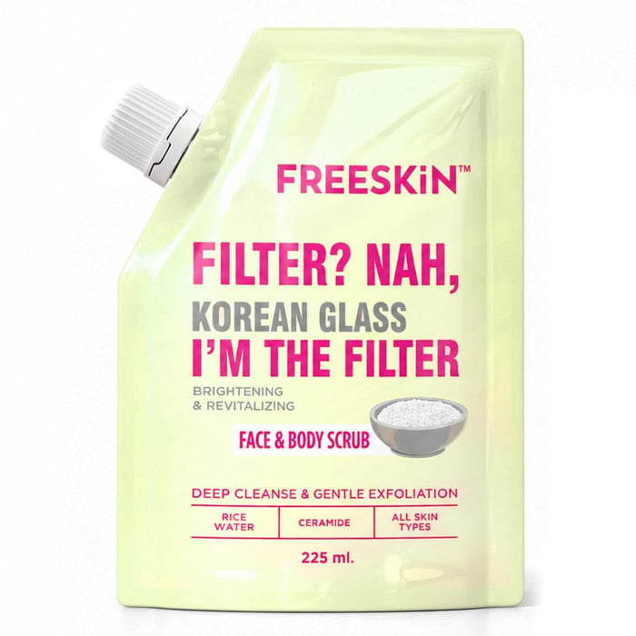 Korean Glass Skin Face Scrub 225ml | Gentle Exfoliating Scrub for Glowing & Smooth Skin - our product