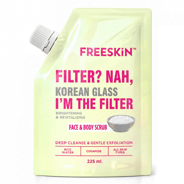 Korean Glass Skin Face Scrub 225ml | Gentle Exfoliating Scrub for Glowing & Smooth Skin
