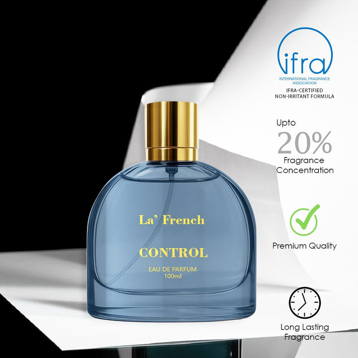 Control Perfume 100ml – Unisex Long Lasting Eau De Parfum for Men & Women | Premium Fragrance | Perfect for daily wear & gifting.