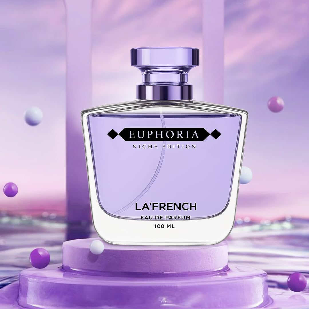 Euphoria Perfume for Men & Women 100ml | Long Lasting Sweet Floral Fruity Fragrance | Premium Unisex Eau De Parfum | Energetic & Addictive Scent