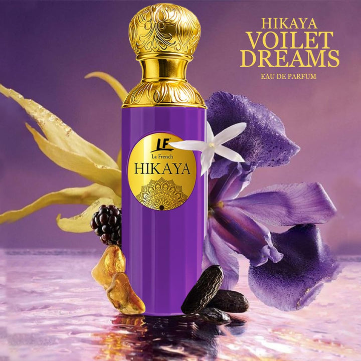 Hikaya Voilet Dreams Perfume 100ml |Premium Unisex Long-Lasting Perfume for Men & Women | Luxury Scent for Special Occasions