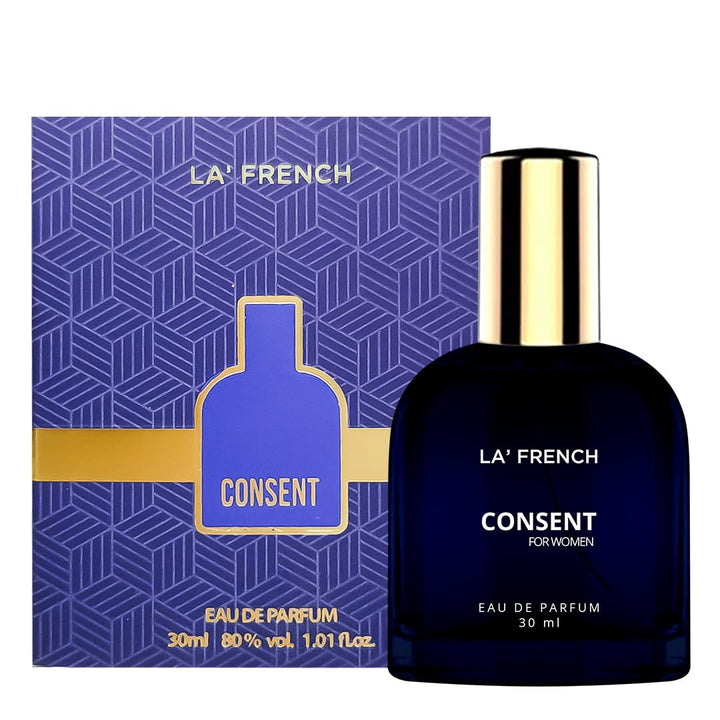 Consent Perfume for Women 30ml | Long Lasting Floral Fruity Elegant Fragrance | Premium Eau De Parfum | Soft & Confident Daily Wear Scent