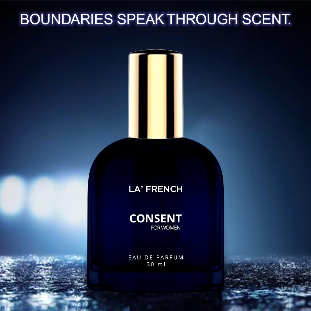 Consent Perfume for Women 30ml | Long Lasting Floral Fruity Elegant Fragrance | Premium Eau De Parfum | Soft & Confident Daily Wear Scent