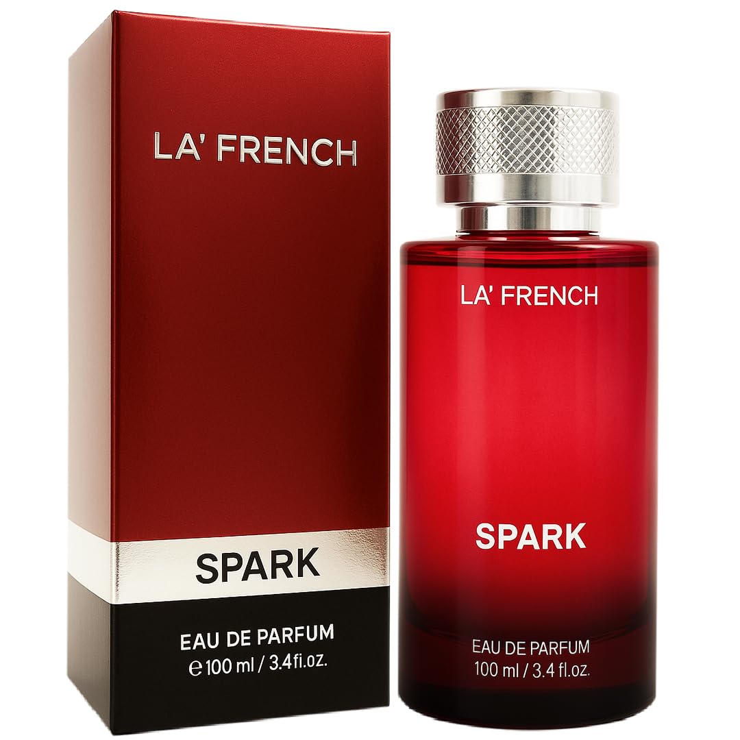 Spark Eau De Parfum 100ml | Long Lasting Fresh Citrus Fruity Fragrance | Premium Unisex Perfume for Men & Women | Energetic & Vibrant Scent