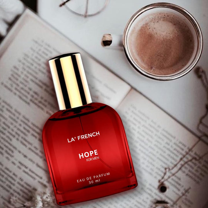 Hope Perfume for Men 30ml | Long Lasting Fresh Woody Aromatic Fragrance | Premium Eau De Parfum for Men | Confident & Uplifting Daily Wear Scent