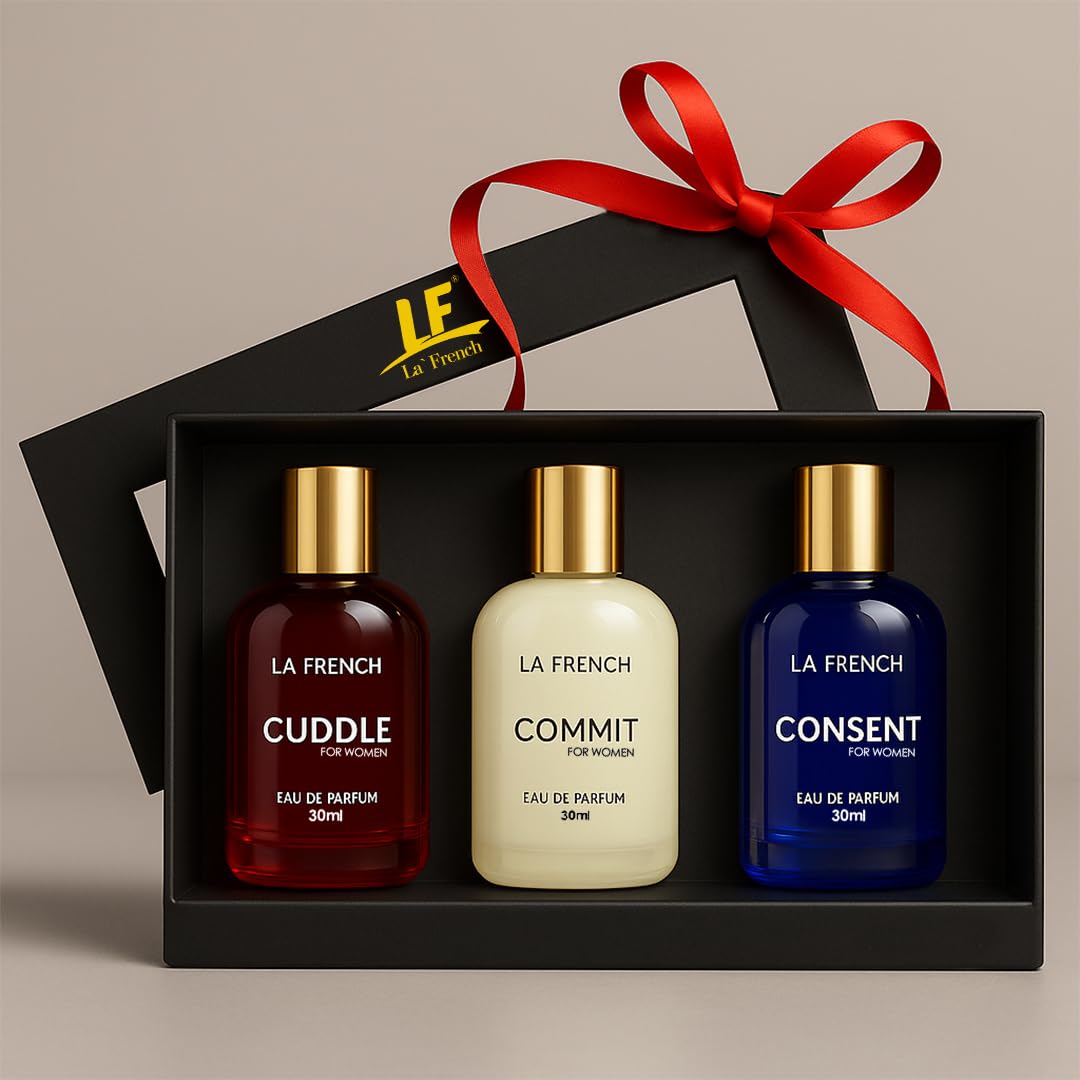 Best Fragrance For Women Set Of 3,30Ml Each(Cuddle+Commit+Consent) Upto 24Hrs Lasting Eau De Parfum | Best Perfume Gift Set For Women