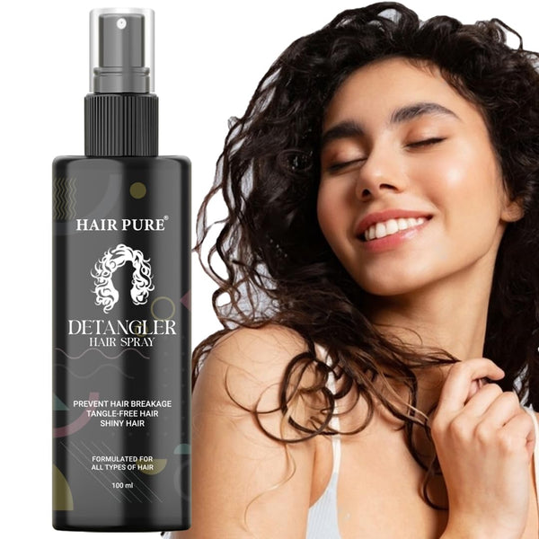 Detangler Hair Spray 100ml | Anti-Tangle Hair Spray for Smooth, Soft & Frizz-Free Hair | Prevents Hair Breakage | For All Hair Types