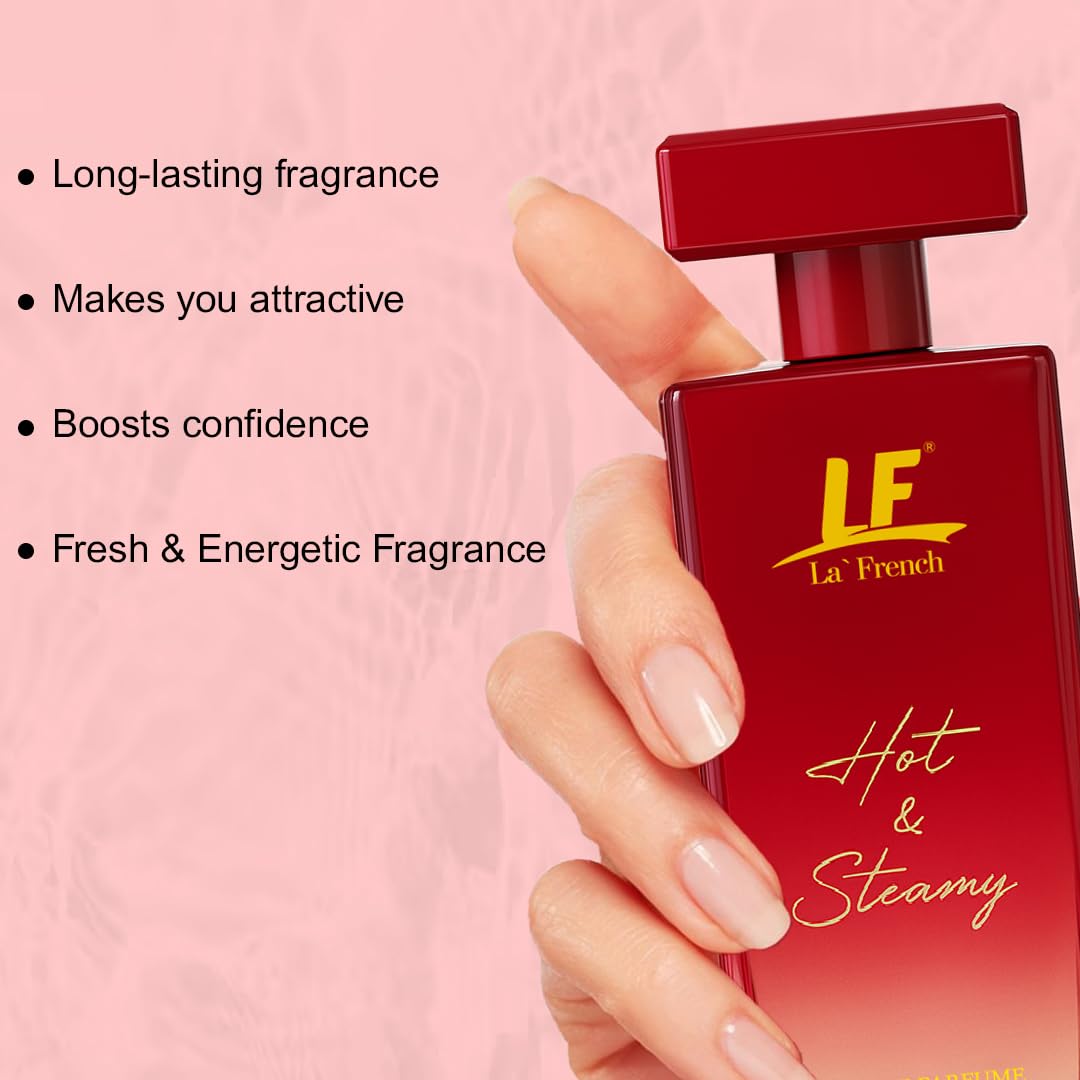 Hot & Steamy Perfume for Women 100ml – Long Lasting Eau De Parfum | Floral Citrus Musk Amber Luxury Fragrance