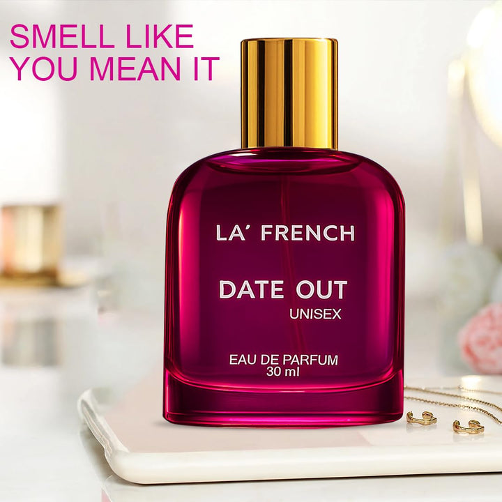 Date Out for Women 30ml | Long Lasting Floral Fruity Elegant Fragrance | Premium Eau De Parfum | Soft & Confident Daily Wear Scent