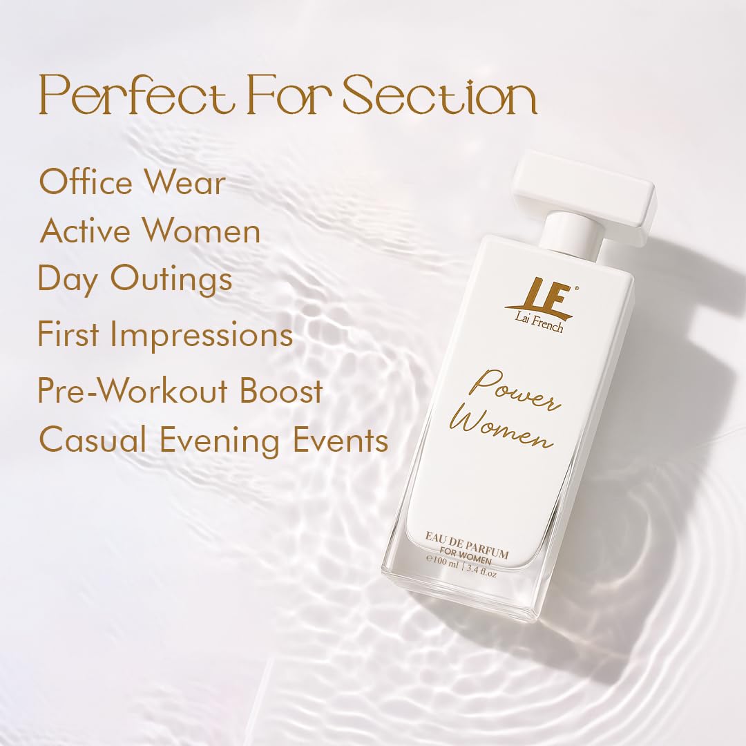 Power Women Perfume 100ml – Long Lasting Eau De Parfum | Vanilla Sweet Bold Luxury Fragrance for Women