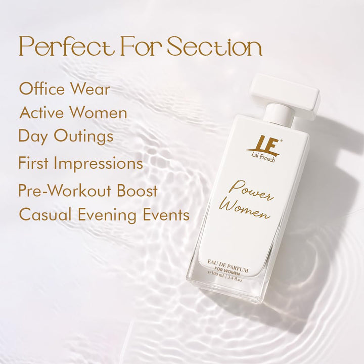Power Women Perfume 100ml – Long Lasting Eau De Parfum | Vanilla Sweet Bold Luxury Fragrance for Women