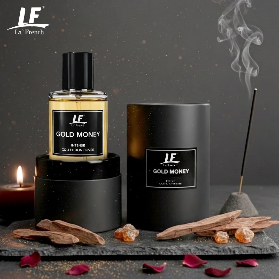 Gold Money Perfume 50ml | Perfume for Men & Women | Intense Collection Privee | Long-Lasting Luxury Fragrance | Rich, Bold & Elegant Scent