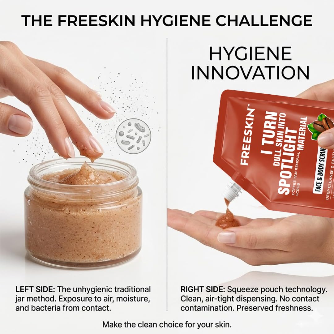 Coffee DeTan Removal Face & Body Scrub 225ml | Intense Exfoliating Coffee Scrub for Tan Removal