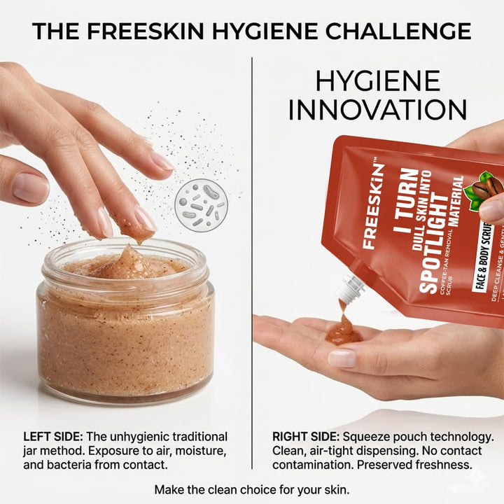 Coffee DeTan Removal Face & Body Scrub 225ml | Intense Exfoliating Coffee Scrub for Tan Removal