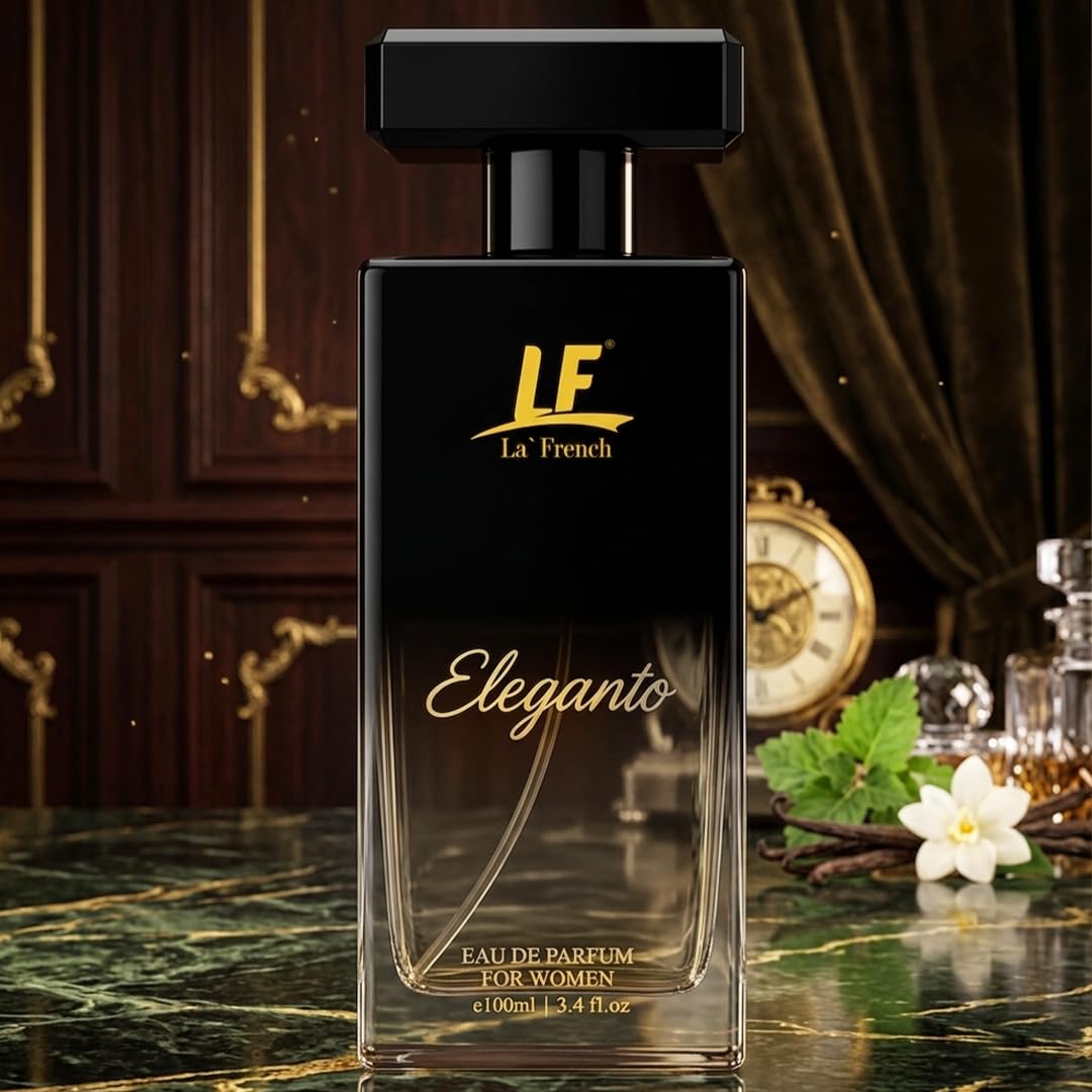 Eleganto Perfume for Women- 100ml | Premium Eau De Parfum | Long Lasting Fresh Floral Fragrance | Ideal for Special Occasions | Luxury Scent for Her