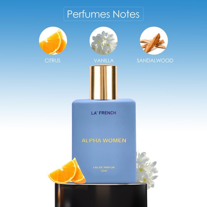 Alpha Women Perfume 50ml | Long Lasting Bold Floral Fruity Fragrance | Premium Eau De Parfum for Women | Confident & Powerful Feminine Scent