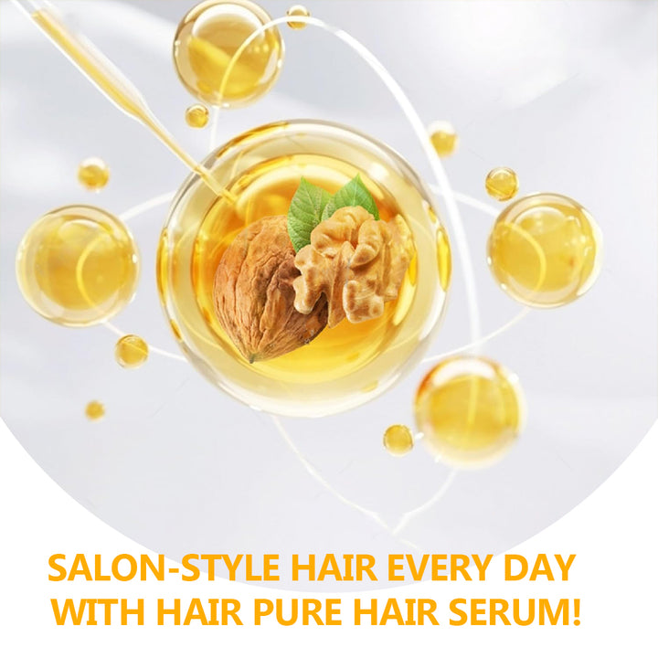 Hair Serum With Walnut Oil 100ml - Hair Serum to Prevent Frizz, Smoother, Shiny & Manageable Hair