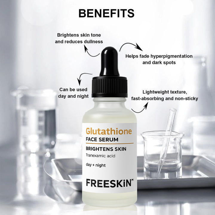 Glutathione Face Serum (30ml) | Brightening & Pigmentation Correction Serum with Tranexamic Acid for Radiant Glow
