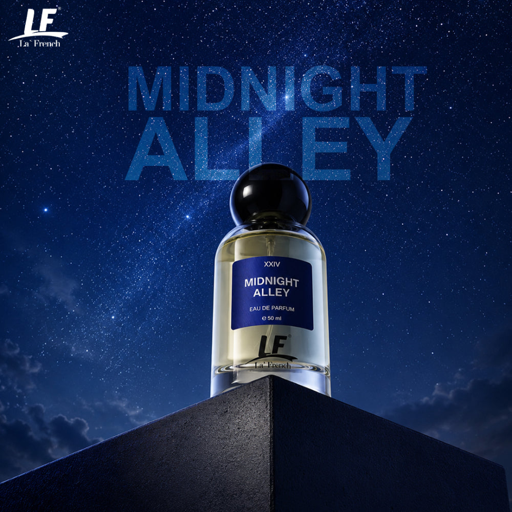 La French Midnight Alley Unisex Perfume 50ml | Long-Lasting Fragrance Eau de Perfume | Premium Luxury Fragrance for Men & Women | Fresh, Sweet & Everyday Wear Scent