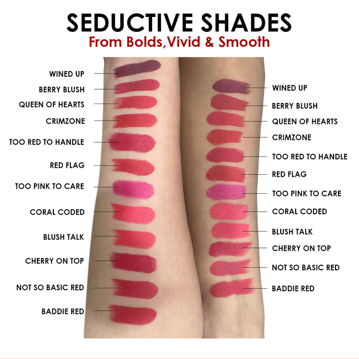 Creamy Matte Lipstick Plum Lush Shade 04 – Long Lasting Matte Lipstick, Full Coverage, Highly Pigmented Plum Lip Color for Women (3.8g)