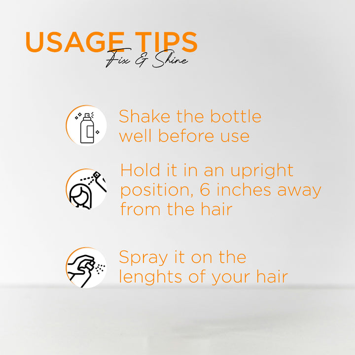 Shine Hair Spray 100 ml | Strong Hold & Natural Shine Hair Spray