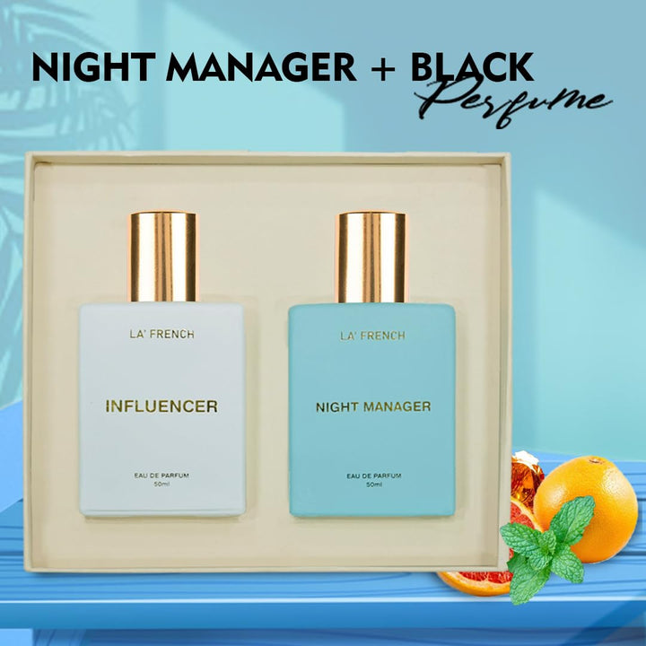 La French Unisex Perfume Gift Set Influencer & Night Manager Gift Set (2 x 50ml)